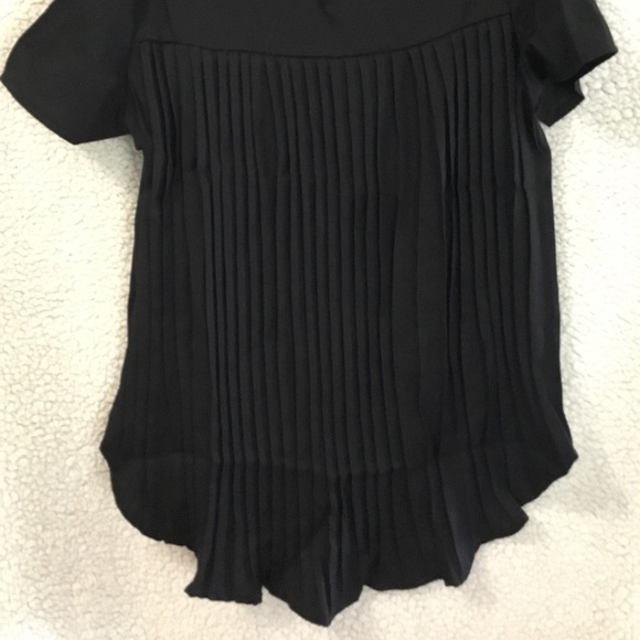 Women's Blouse Hi-Lo Hem Pleated Top NEW - Picture 13 of 17
